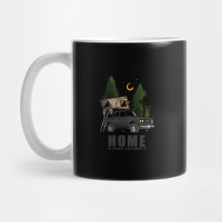 Black Land Cruiser - Home is where you park it Land Cruiser Mug